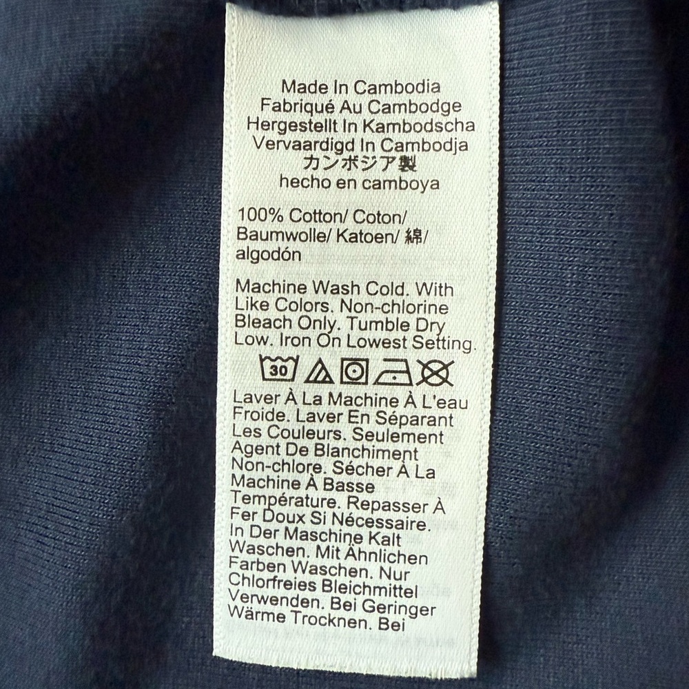 J. Crew New Perfect-Fit Short-Sleeve T-Shirt Navy Blue Size S - Picture 6 of 6